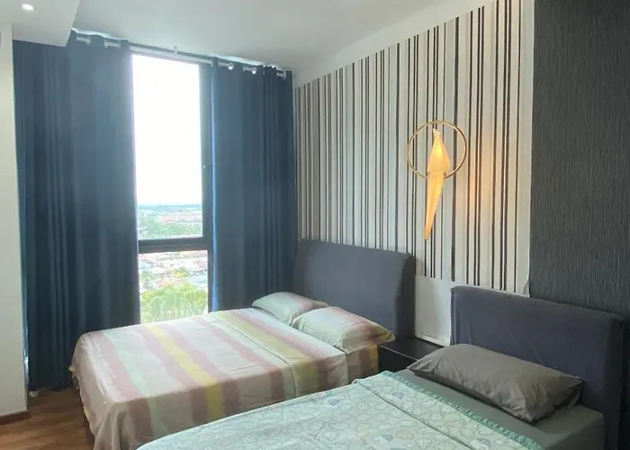 8Pax Cozy Home Stay Jazz Suites 1 Vivacity Kuching Sarawak 3Br